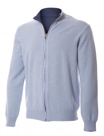 MAN TWO COLOR CARDIGAN 