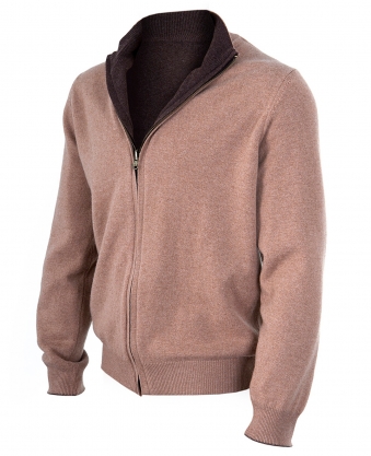 MAN TWO COLOR CARDIGAN 