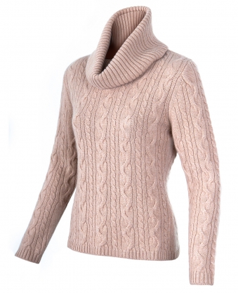 WOMAN PULLOVER HIGH COLLAR 