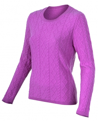 WOMAN TANGLE CREWNECK SWEATER