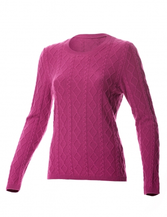 WOMAN TANGLE CREWNECK SWEATER