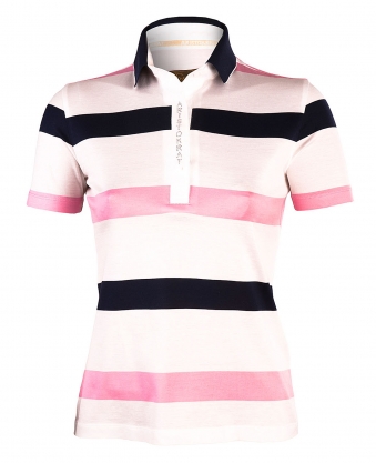 LADY  STRIPED POLO SHIRT 