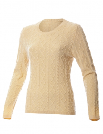 WOMAN TANGLE CREWNECK SWEATER