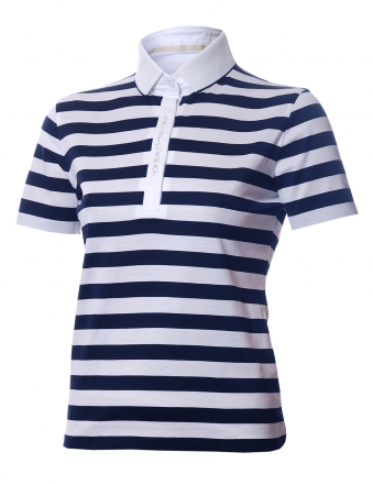 LADY  STRIPED POLO SHIRT 