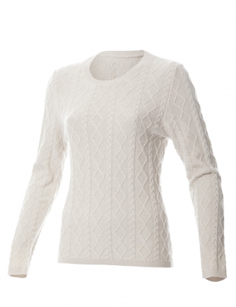 WOMAN TANGLE CREWNECK SWEATER