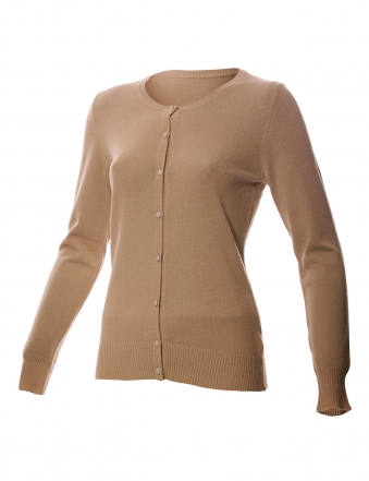 WOMAN CREW NECK CARDIGAN