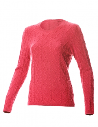 WOMAN TANGLE CREWNECK SWEATER